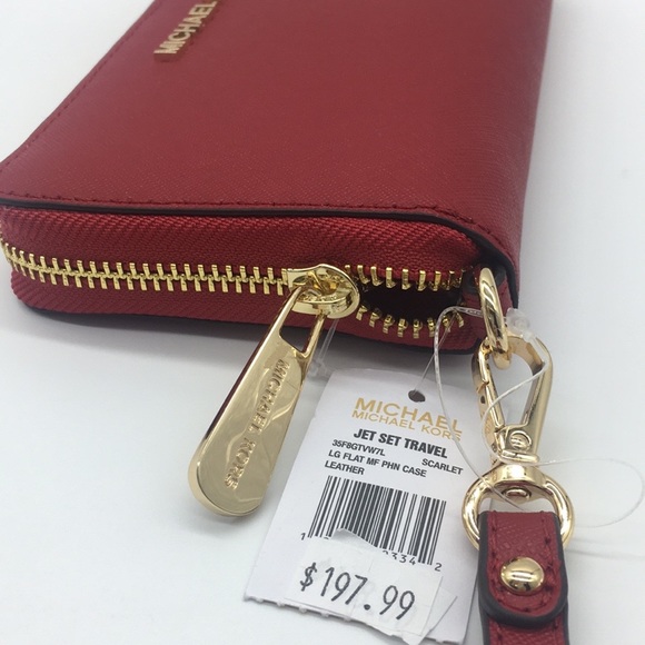 Michael Kors Jet Set Travel Phone Wallet Wristlet - Picture 8 of 16
